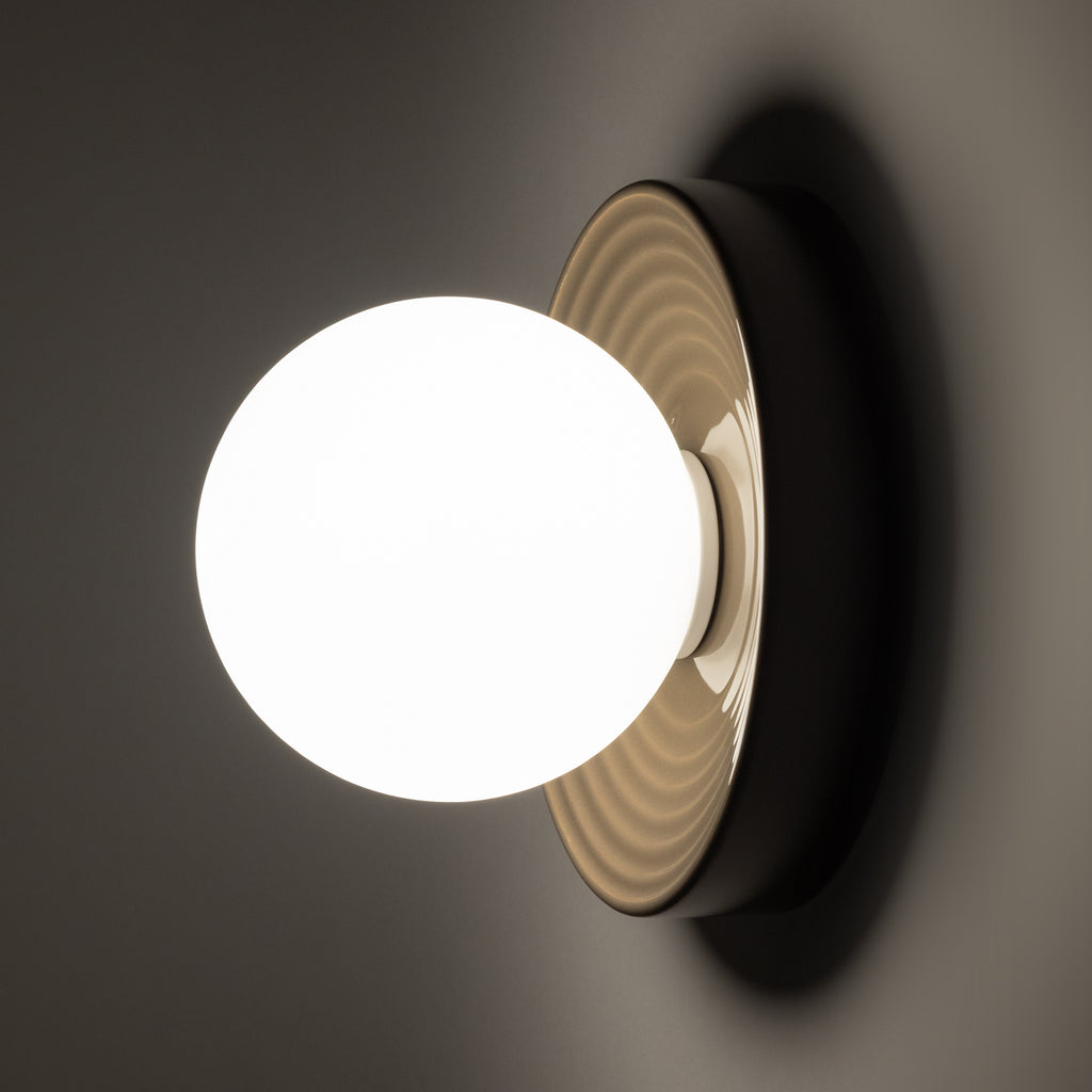 Nowodvorski Kinkiet CLAY M 12W only LED 220-230 50/60 - Ceramika - Brąz 11747