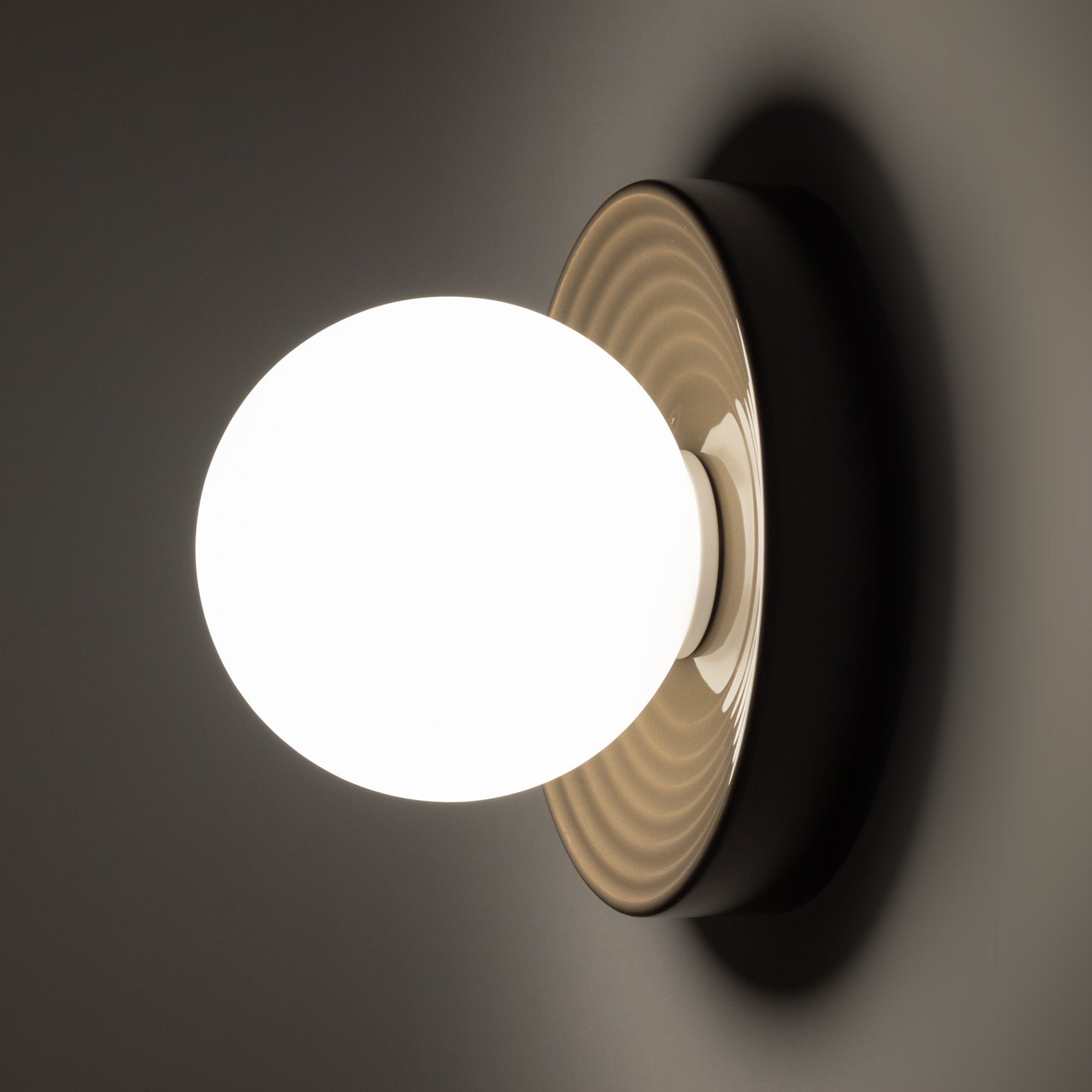 Nowodvorski Kinkiet CLAY M 12W only LED 220-230 50/60 - Ceramika - Brąz 11747