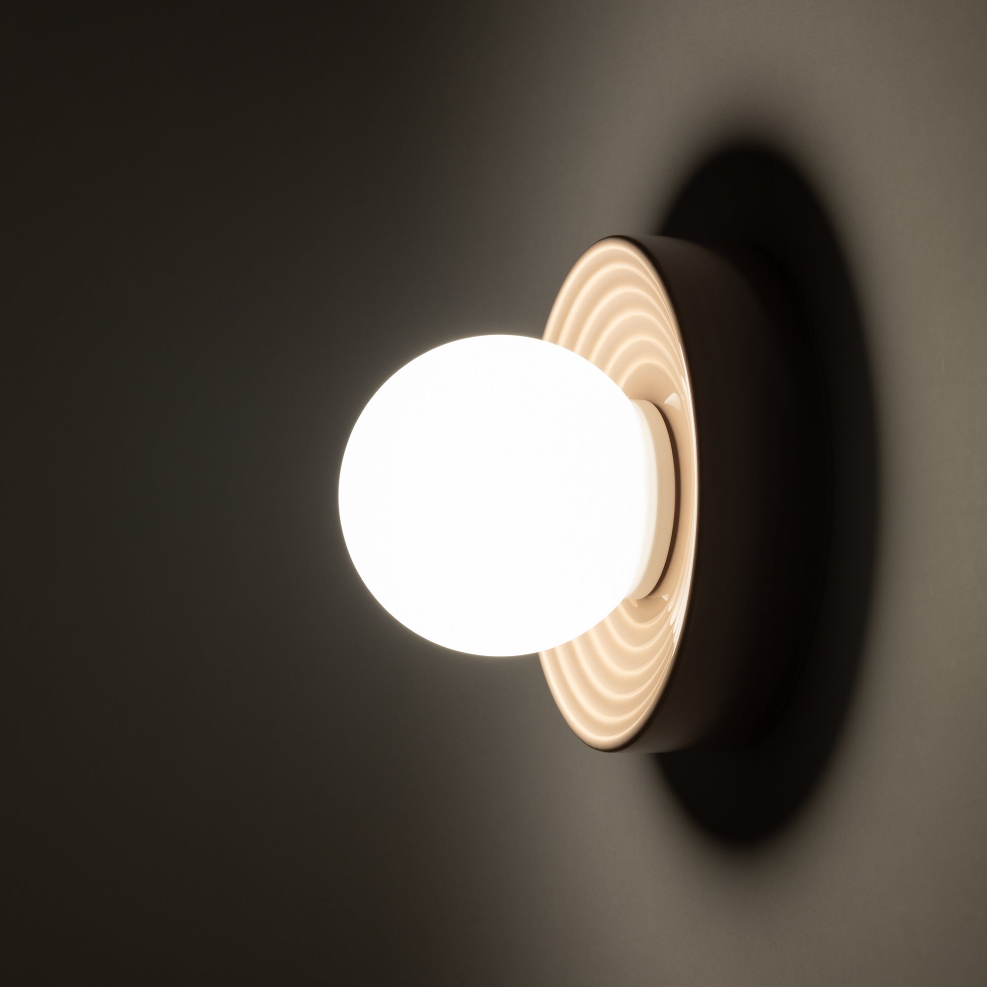 Nowodvorski Kinkiet CLAY S 12W only LED 220-230 50/60 - Ceramika - Szary 11748