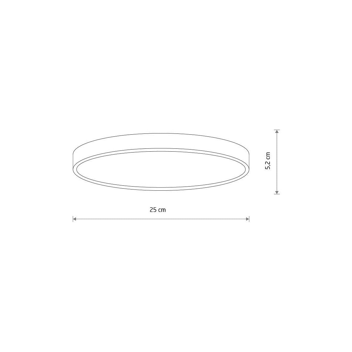 Nowodvorski Plafon DENIA LED S SENSOR 15W 220-230 50/60 - Tworzywo sztuczne PC - Biały 11758