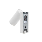 Nowodvorski Kinkiet regulowany z włącznikiem FOURTY 10W only LED 220-230 50/60 - Stal lakierowana - Biały 11764