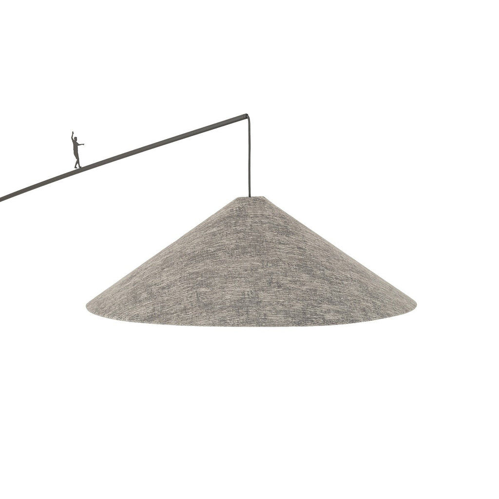 Nowodvorski Lampa podłogowa POISE A 25W only LED 220-230 50/60 Hz - Tkanina - Szary 11767