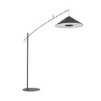 Nowodvorski Lampa podłogowa POISE A 25W only LED 220-230 50/60 Hz - Tkanina - Czarny 11768