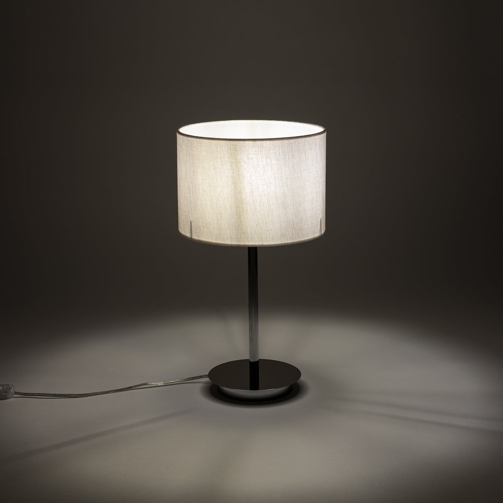 Nowodvorski Lampa stołowa HOTEL MOOD 10W only LED 220-230 50/60 - Tkanina - Kremowy 11778