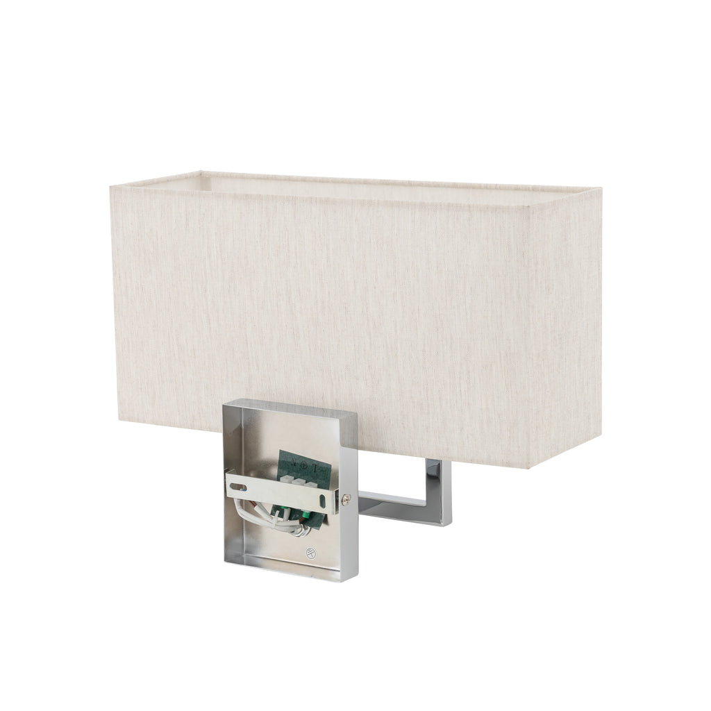 Nowodvorski Kinkiet HOTEL MOOD 10W only LED 220-230 50/60 - Tkanina - Kremowy 11784