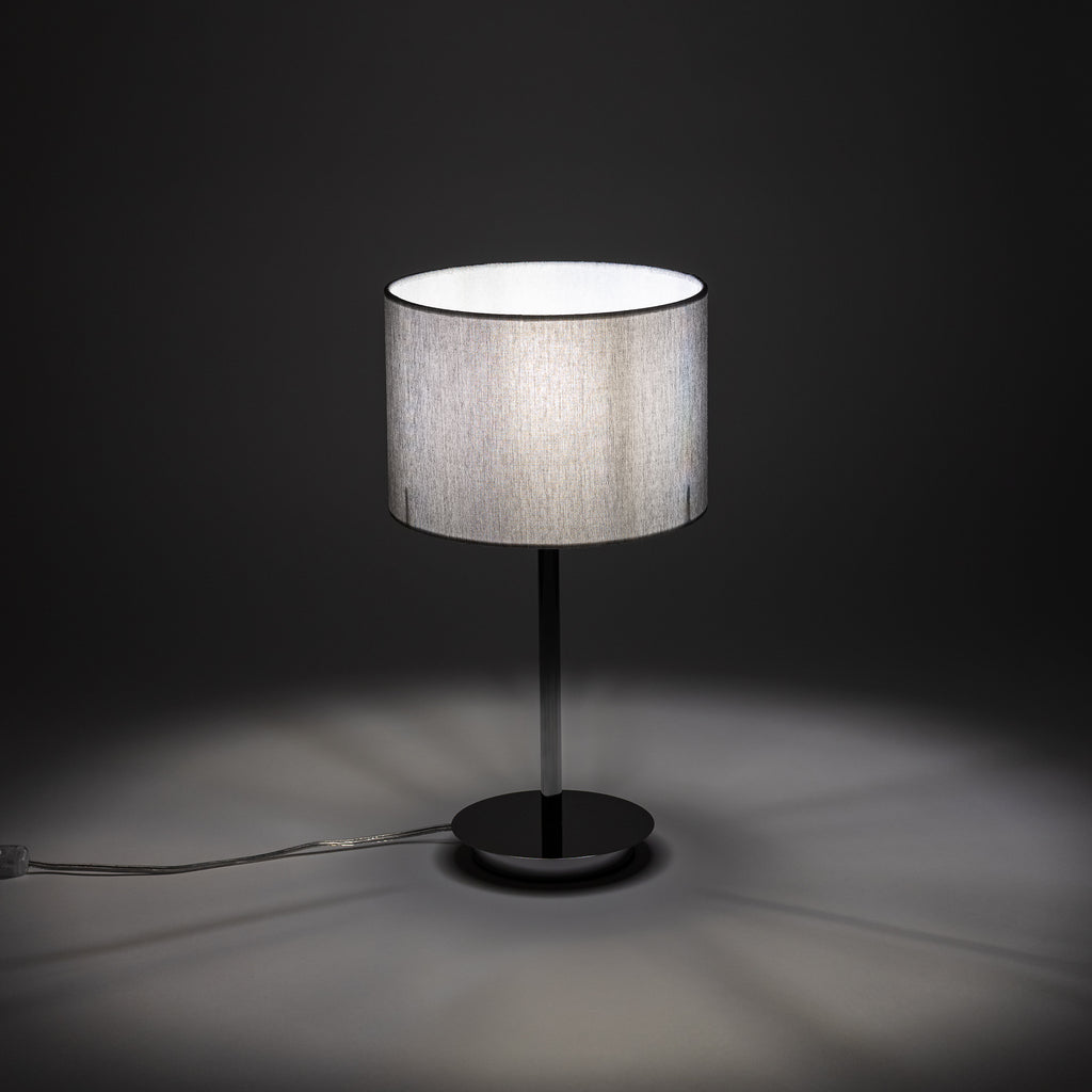 Nowodvorski Lampa stołowa HOTEL MOOD 10W only LED 220-230 50/60 - Tkanina - Szary 11786