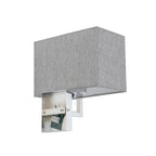 Nowodvorski Kinkiet HOTEL MOOD 10W only LED 220-230 50/60 - Tkanina - Szary 11787
