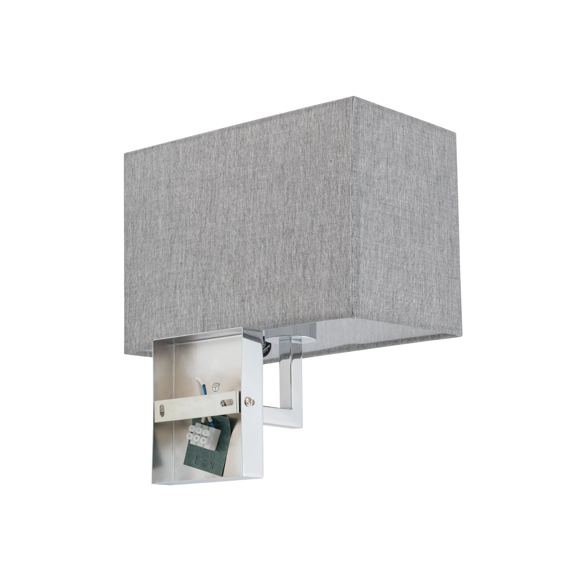 Nowodvorski Kinkiet HOTEL MOOD 10W only LED 220-230 50/60 - Tkanina - Szary 11787