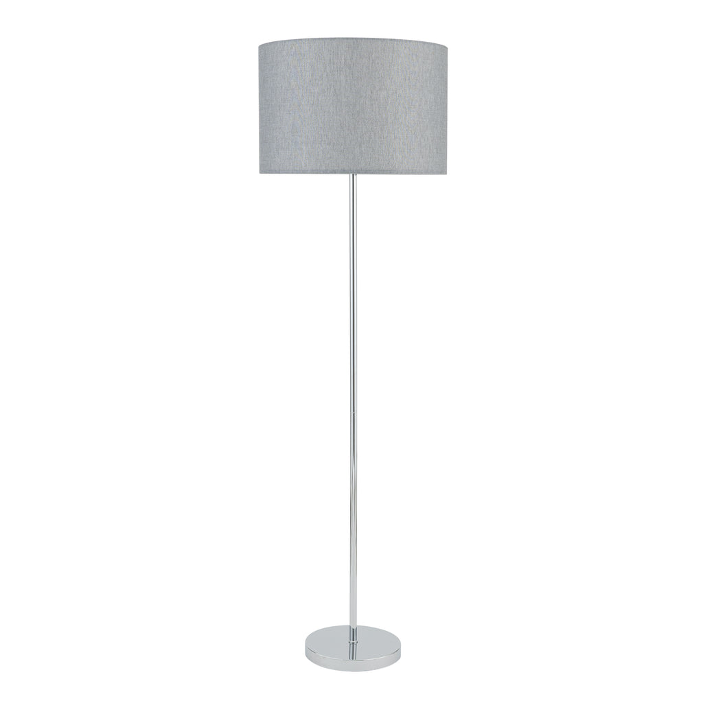 Nowodvorski Lampa podłogowa HOTEL MOOD 25W only LED 220-230 50/60 - Tkanina - Szary 11790