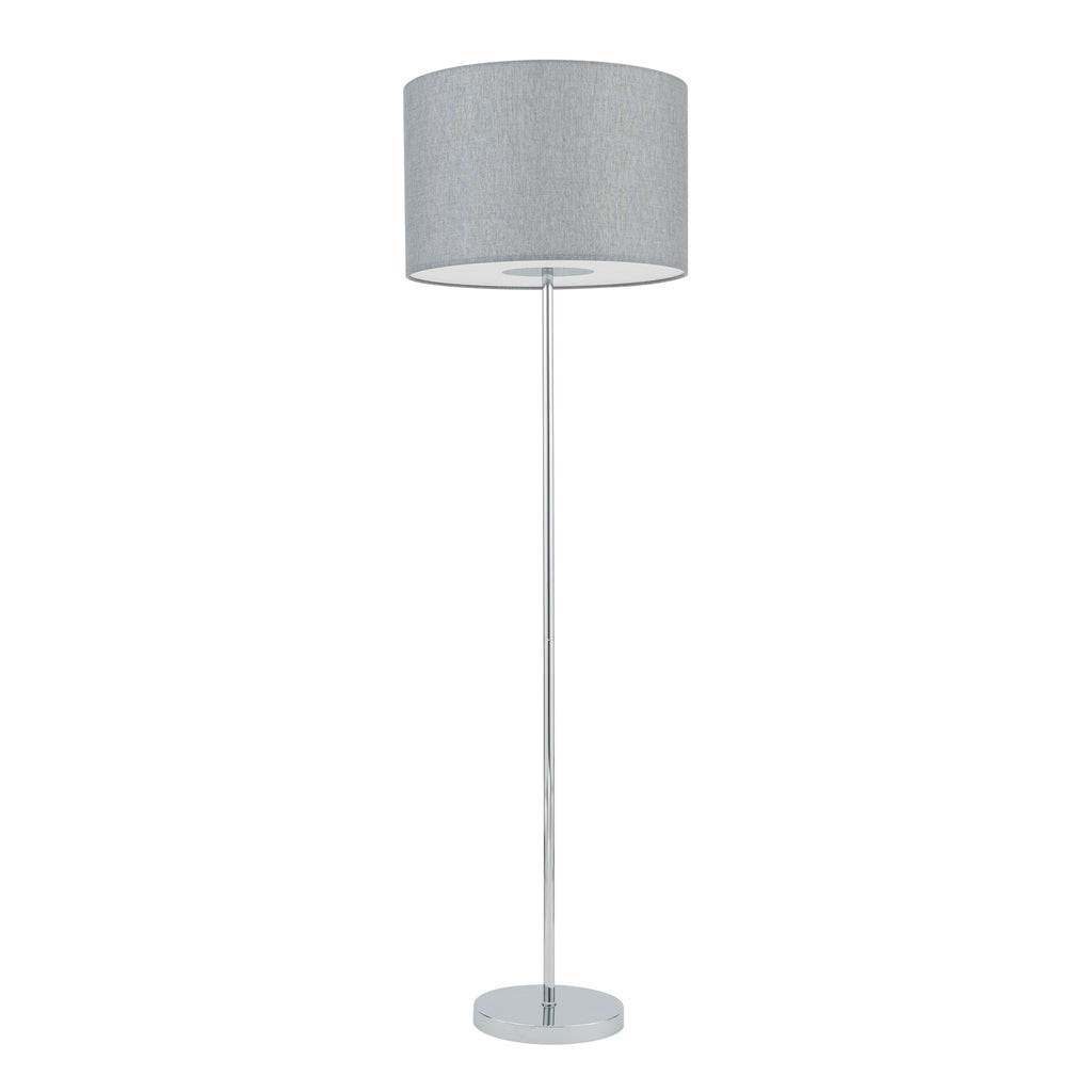 Nowodvorski Lampa podłogowa HOTEL MOOD 25W only LED 220-230 50/60 - Tkanina - Szary 11790