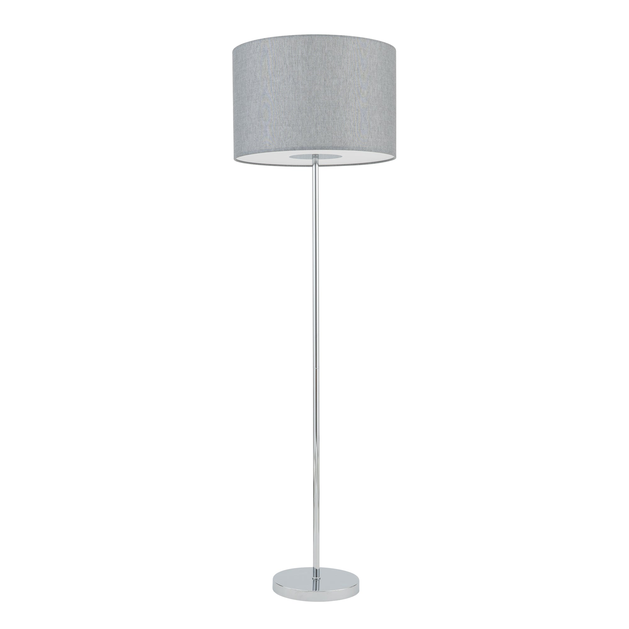 Nowodvorski Lampa podłogowa HOTEL MOOD 25W only LED 220-230 50/60 - Tkanina - Szary 11790