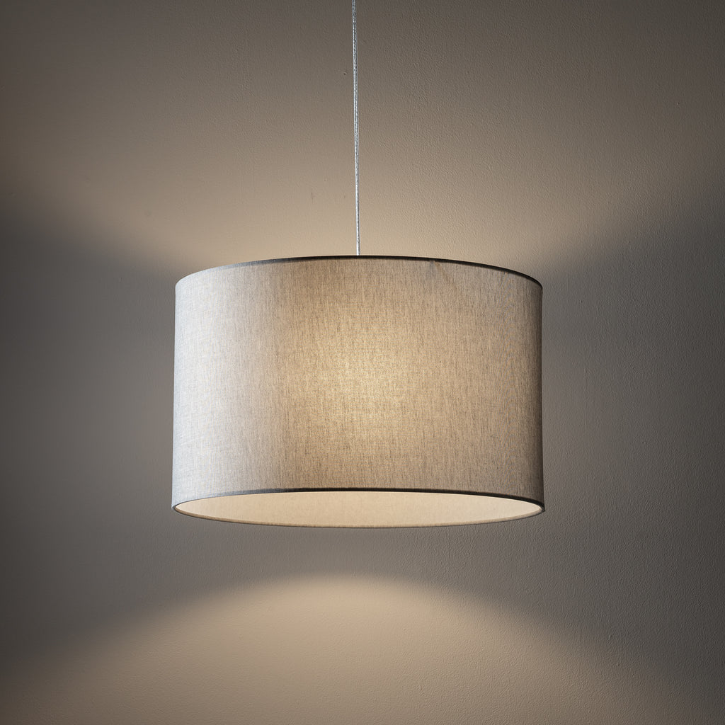 Nowodvorski Lampa wisząca HOTEL MOOD 25W only LED 220-230 50/60 - Tkanina - Szary 11791