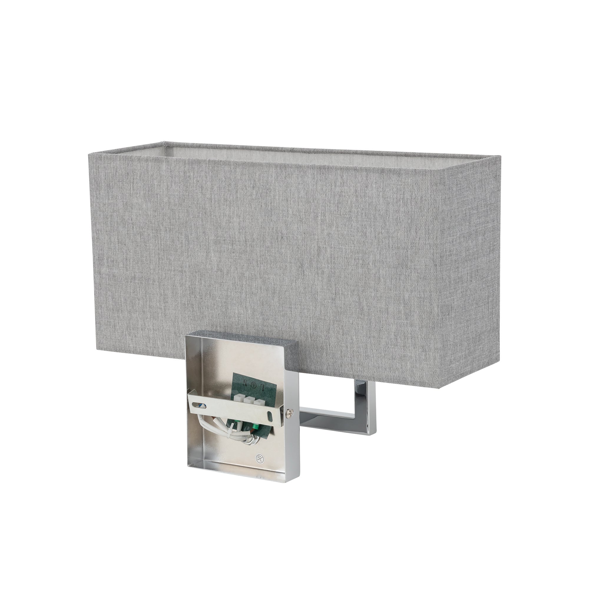 Nowodvorski Kinkiet HOTEL MOOD 10W only LED 220-230 50/60 - Tkanina - Szary 11792