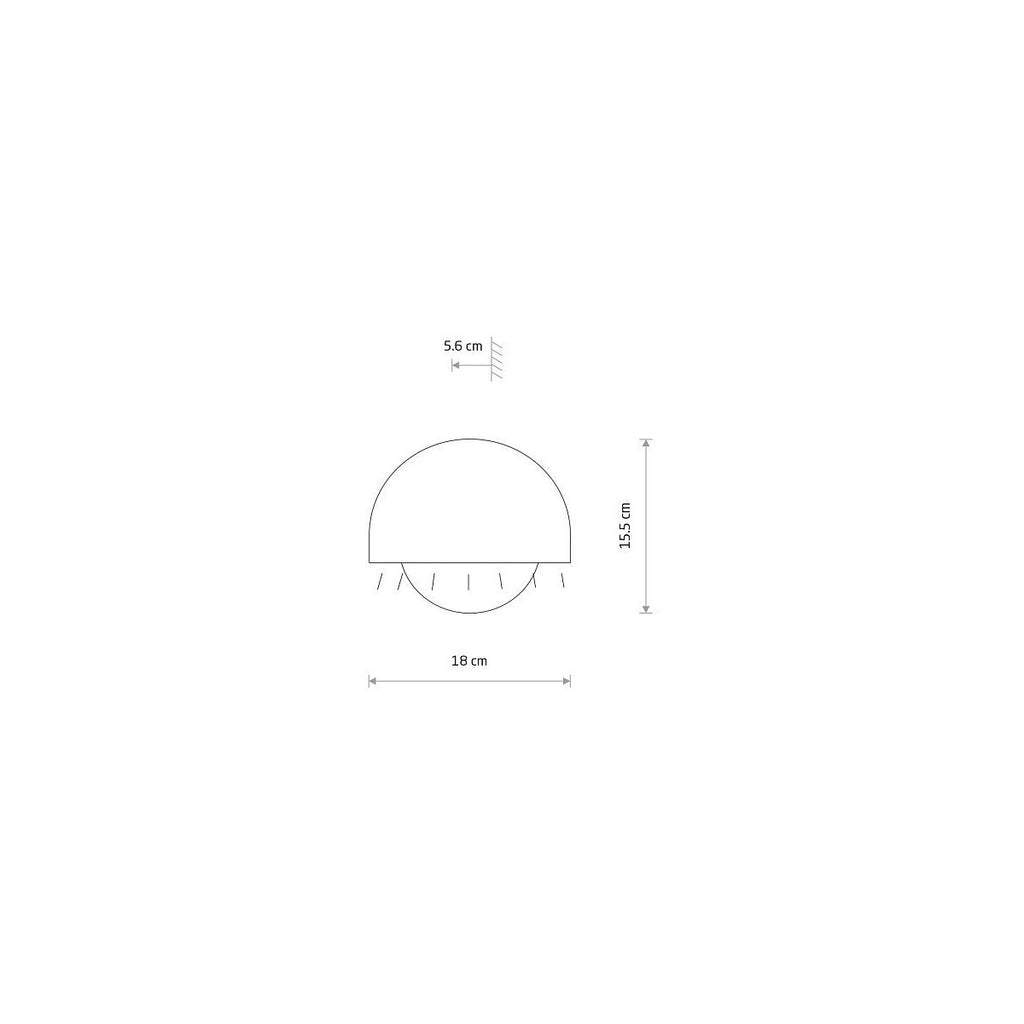 Nowodvorski Lampa ścienna natynkowa CABO LED 10W 220-230 50/60 IP54 - Aluminium lakierowane - Czarny 11804