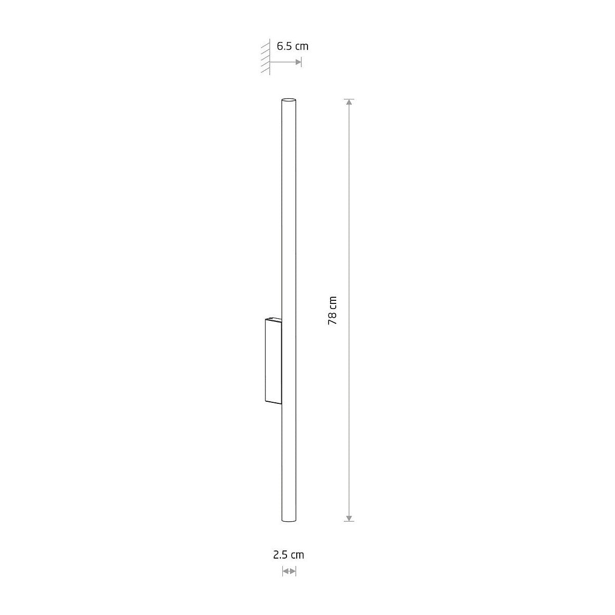 Nowodvorski Kinkiet LASER WALL L 10W only LED 220-230 50/60 - Stal lakierowana - Satynowa miedź 11815