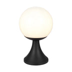 Lampa stojąca LED / Trzonek: E27 / Kula / Kolor: Czarna