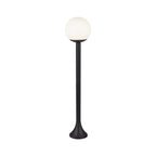 Lampa stojąca LED / Trzonek: E27 / Kula / Kolor: Czarna