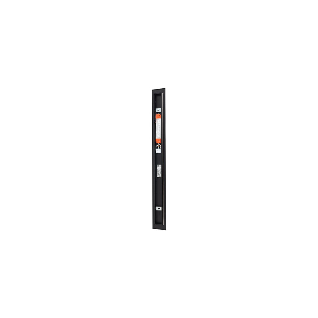 Nowodvorski Kinkiet COMMA LED S 19W 220-230 50/60 - Stal lakierowana - Czarny 11876