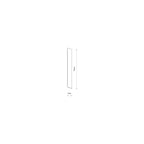 Nowodvorski Kinkiet COMMA LED S 19W 220-230 50/60 - Stal lakierowana - Czarny 11876