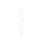 Nowodvorski Kinkiet COMMA LED L 34W 220-230 50/60 - Stal lakierowana - Biały 11882