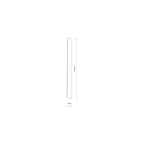 Nowodvorski Kinkiet COMMA LED M 25W 220-230 50/60 - Stal lakierowana - Biały 11883