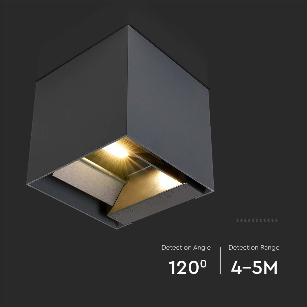 9W Lampa ogrodowa LED / Bateria: Li-ion2600mA / Barwa: 3000K / Obudowa: Czarna