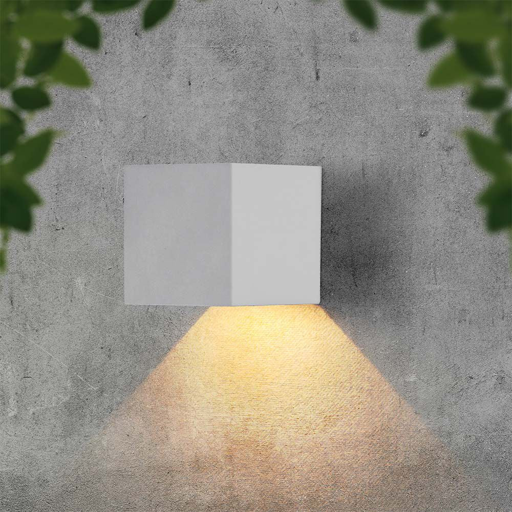 9W Lampa ogrodowa LED / Bateria: Li-ion2600mA / Barwa: 4000K / Obudowa: Biały