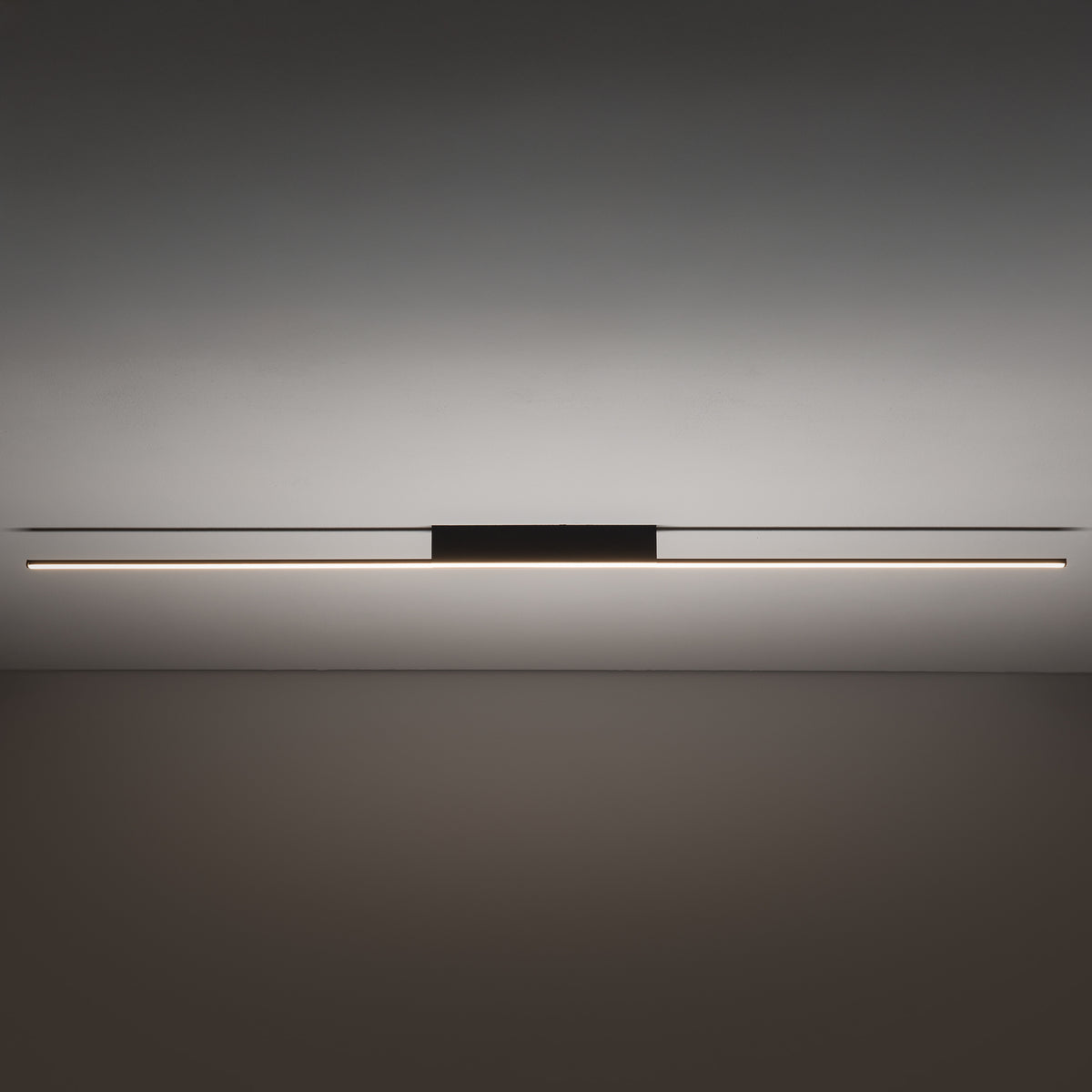 Nowodvorski Lampa liniowa sufitowa GIAVELLOTTO LED L 31W 220-230 50/60 - Stal lakierowana - Czarny 11888 - lampa włączona