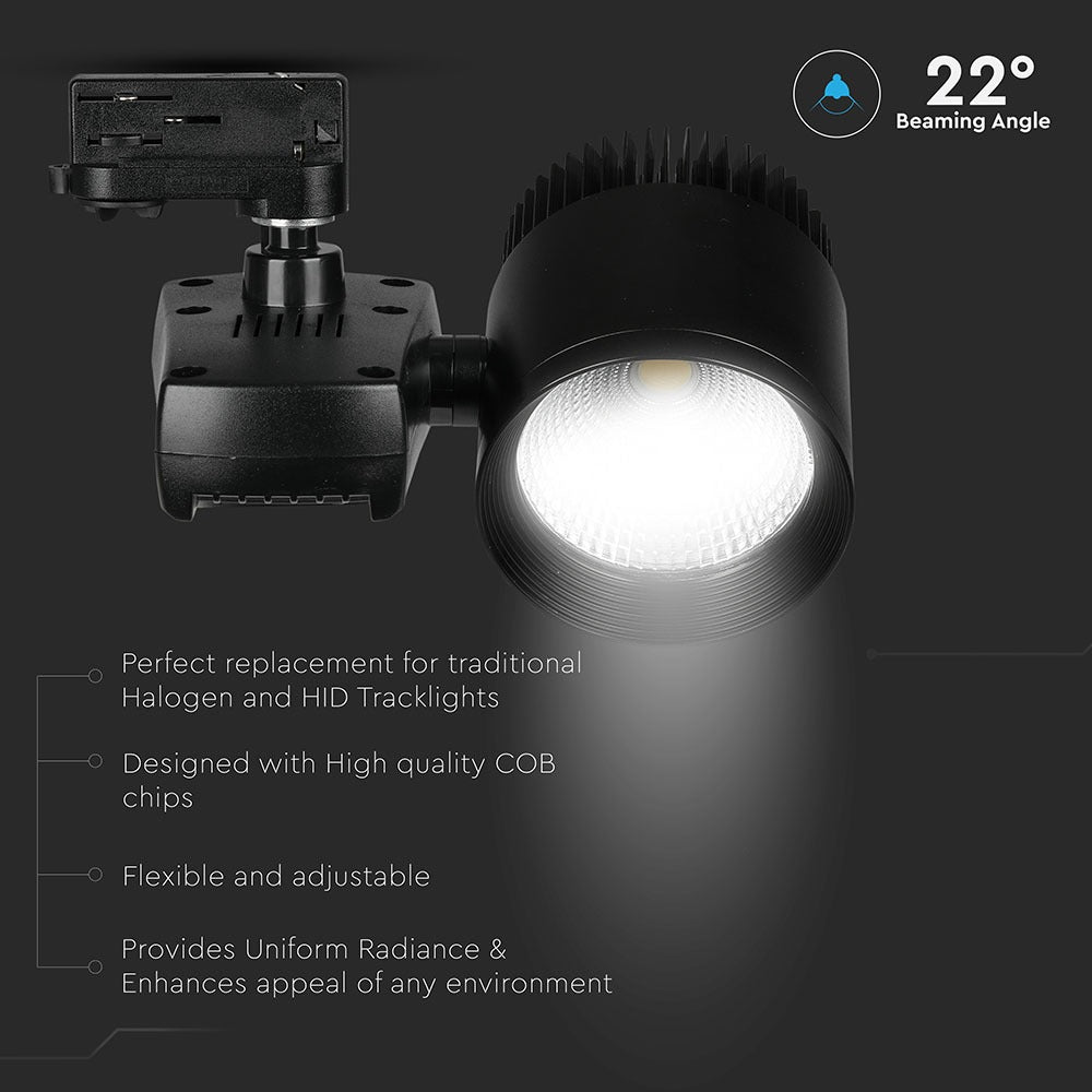 40W Lampa LED na szynoprzewód / Barwa:5000K