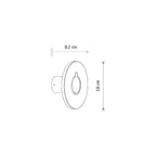 Nowodvorski Lampa ścienna natynkowa AXION LED 8W 220-230 50/60 IP65 - Aluminium lakierowane - Grafitowy 11937