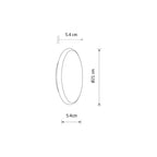 Nowodvorski Kinkiet ASTRA LED 8W 220-230 50/60 IP65 - Aluminium lakierowane - Złoty 11942