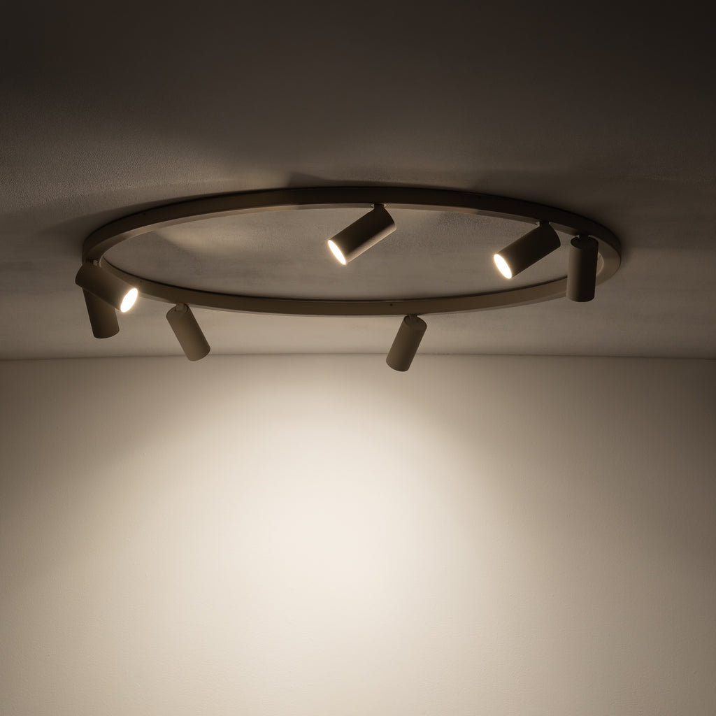 Nowodvorski Reflektorek / Spot FOURTY ROUND 10W only LED 220-230 50/60 - Aluminium lakierowane - Beżowy 11948