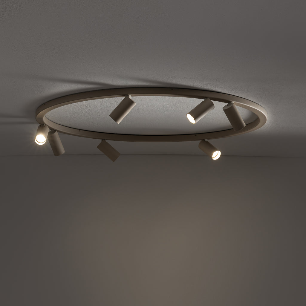 Nowodvorski Reflektorek / Spot FOURTY ROUND 10W only LED 220-230 50/60 - Aluminium lakierowane - Beżowy 11948
