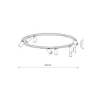 Nowodvorski Reflektorek / Spot FOURTY ROUND 10W only LED 220-230 50/60 - Aluminium lakierowane - Beżowy 11948