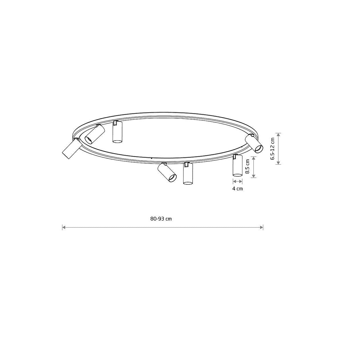 Nowodvorski Reflektorek / Spot FOURTY ROUND 10W only LED 220-230 50/60 - Aluminium lakierowane - Beżowy 11948