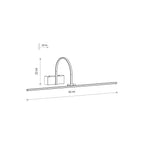 Nowodvorski Kinkiet ARTLINE LED 4W 220-230 50/60 - Aluminium lakierowane - Biały 11955