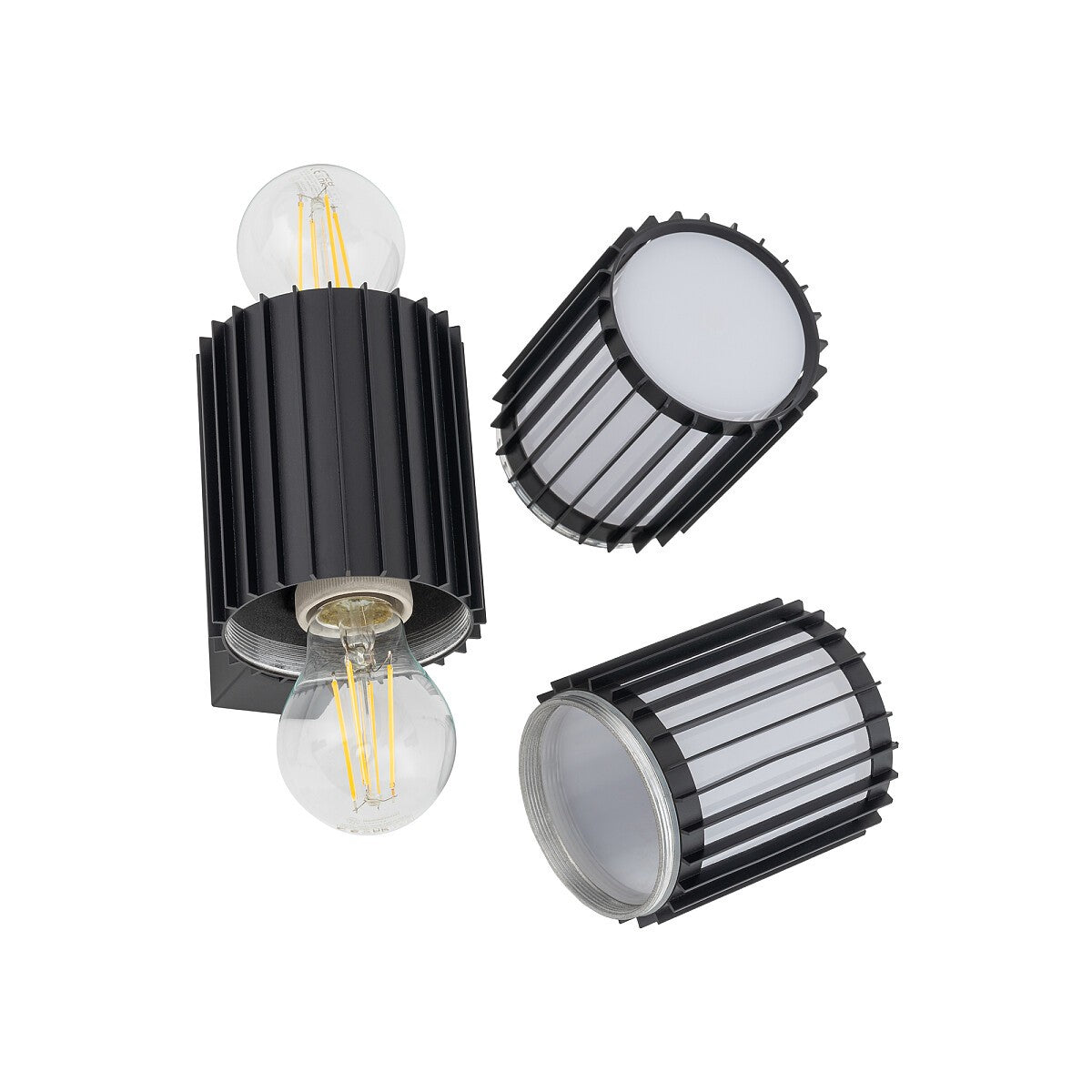 Nowodvorski Lampa ścienna natynkowa SHIRA max 25 only LED 220-230 50/60 IP54 - Aluminium lakierowane - Czarny 11963