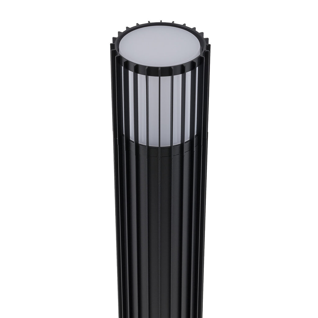 Nowodvorski Lampa stojąca SHIRA max 25 only LED 220-230 50/60 IP54 - Aluminium lakierowane - Czarny 11965