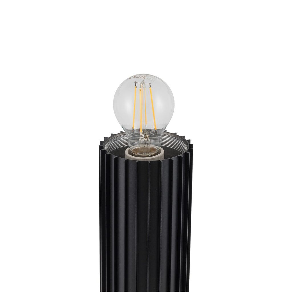 Nowodvorski Lampa stojąca SHIRA max 25 only LED 220-230 50/60 IP54 - Aluminium lakierowane - Czarny 11965