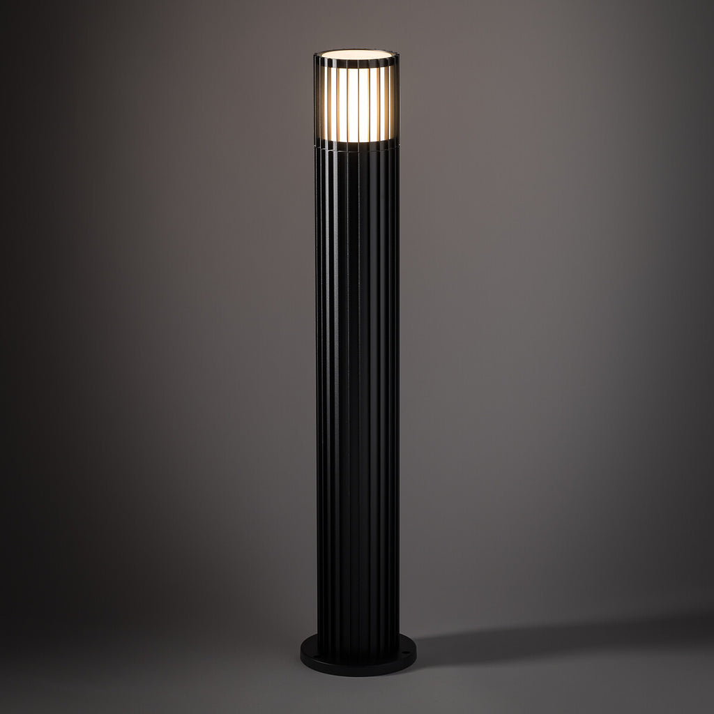 Nowodvorski Lampa stojąca SHIRA max 25 only LED 220-230 50/60 IP54 - Aluminium lakierowane - Czarny 11965