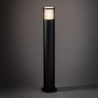 Nowodvorski Lampa stojąca SHIRA max 25 only LED 220-230 50/60 IP54 - Aluminium lakierowane - Czarny 11965