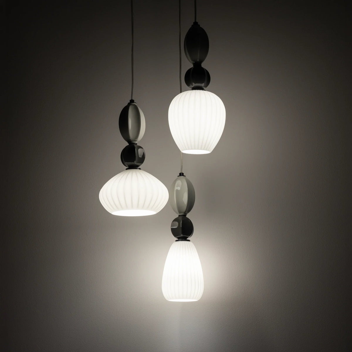 Nowodvorski Lampa wisząca CORALS max 25W 220-230 50/60 - Ceramika - Beżowy 3 punkty świetlne 11975