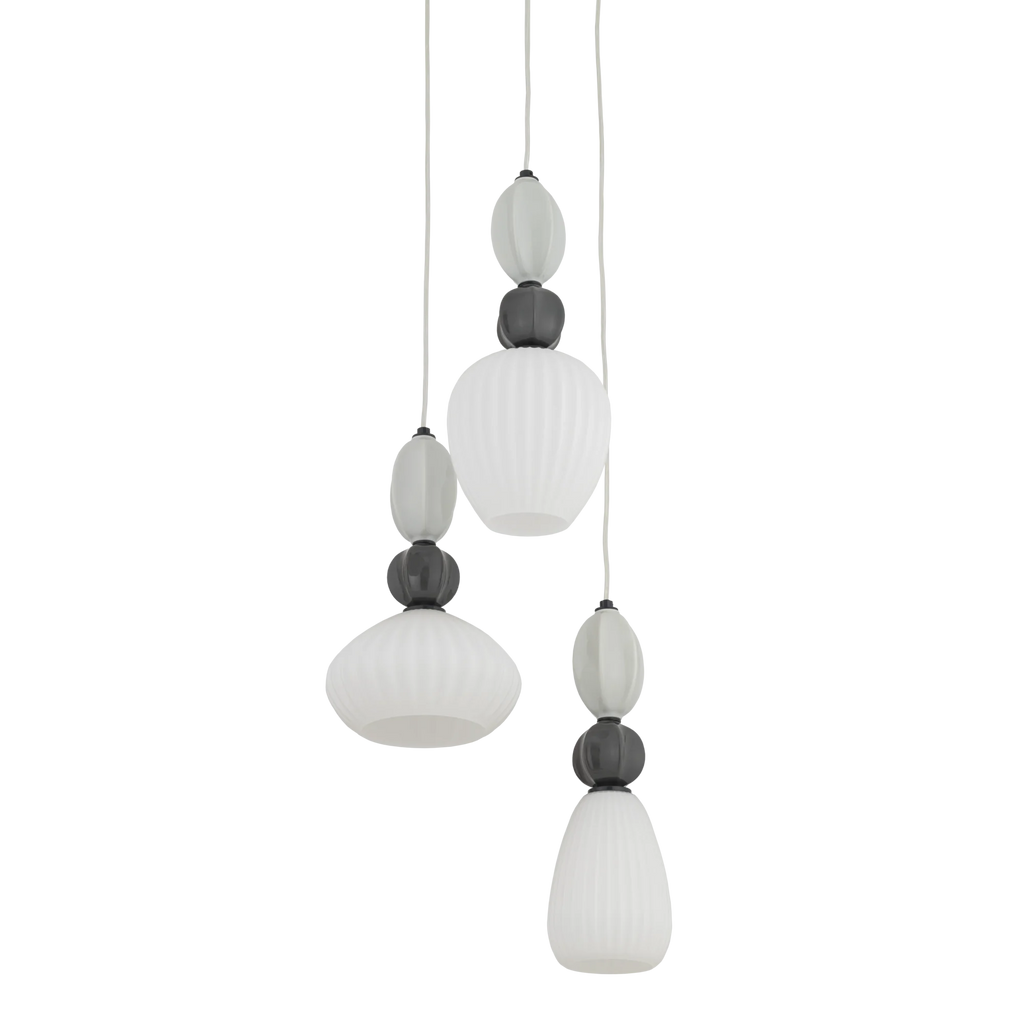 Nowodvorski Lampa wisząca CORALS max 25W 220-230 50/60 - Ceramika - Beżowy 3 punkty świetlne 11975