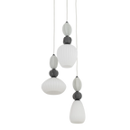 Nowodvorski Lampa wisząca CORALS max 25W 220-230 50/60 - Ceramika - Beżowy 3 punkty świetlne 11975
