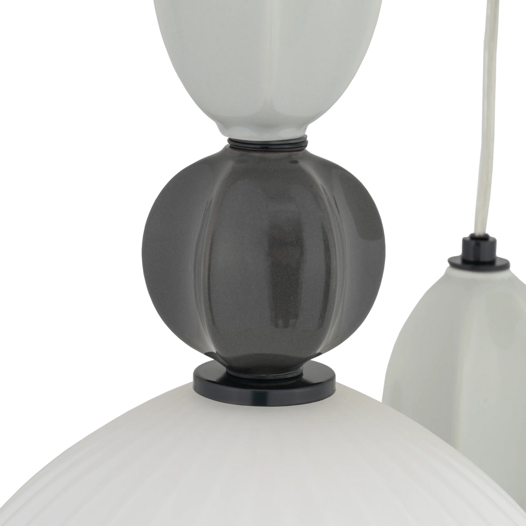 Nowodvorski Lampa wisząca CORALS max 25W 220-230 50/60 - Ceramika - Beżowy 3 punkty świetlne 11975