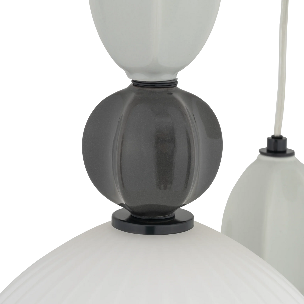 Nowodvorski Lampa wisząca CORALS max 25W 220-230 50/60 - Ceramika - Beżowy 3 punkty świetlne 11975