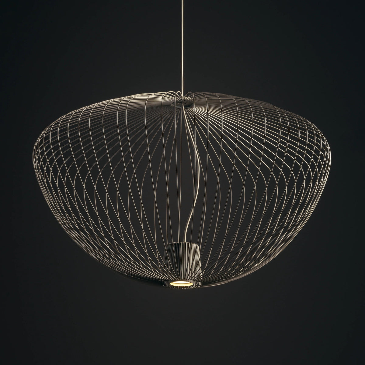 Nowodvorski Klosz / Oprawa CAMELEON PUMPKIN L 12043 - lampa włączona