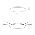 Nowodvorski Puszka CAMELEON CANOPY A 25W only LED 220-230 50/60 - Stal lakierowana - Beżowy 12058