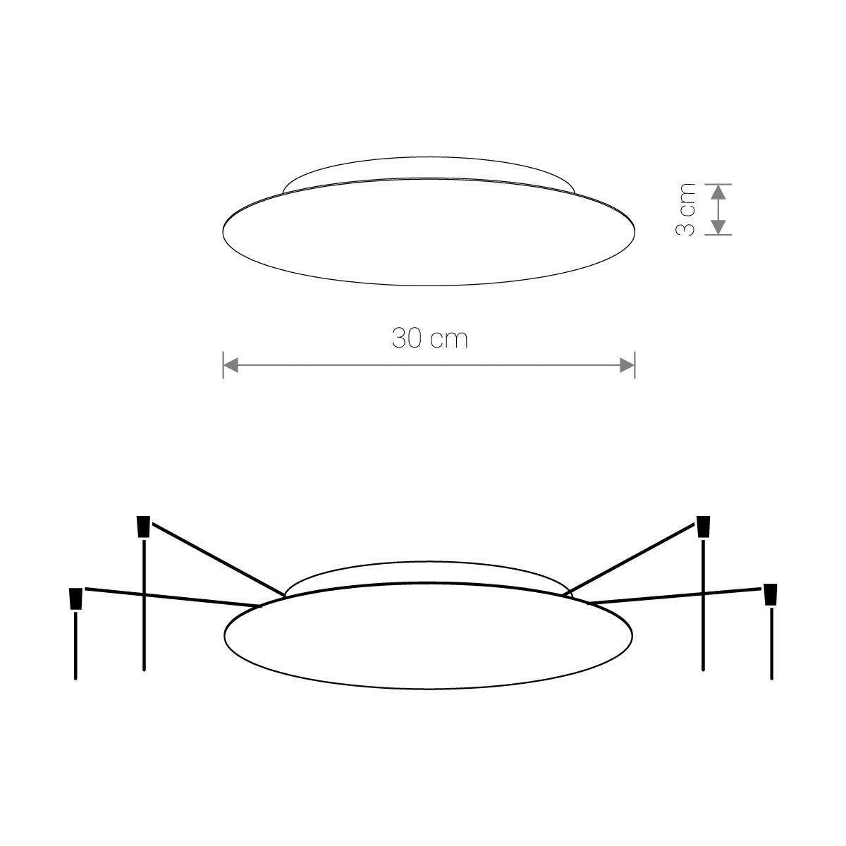 Nowodvorski Puszka CAMELEON CANOPY A 25W only LED 220-230 50/60 - Stal lakierowana - Szczotkowane złoto 12059