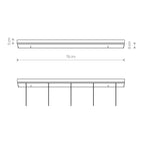 Nowodvorski Puszka CAMELEON CANOPY B 780 25W only LED 220-230 50/60 - Stal lakierowana - Beżowy 12063